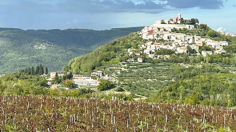 Hilltop town of Istria